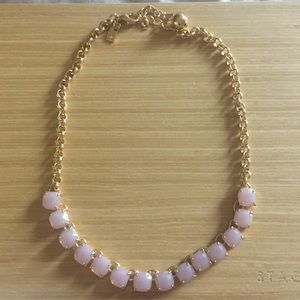 Kate spade blush pink and gold necklace